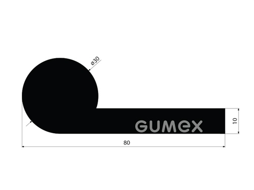 GUMMIPROFILE P-FORM - NBR